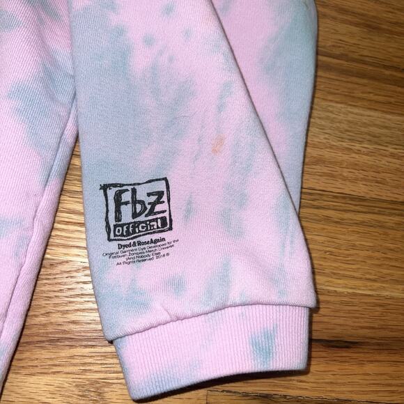 Flatbush Zombies FBZ Orange Sunshine Pullover Hoodie Pink Glorious Dead Sz Med - Picture 2 of 11